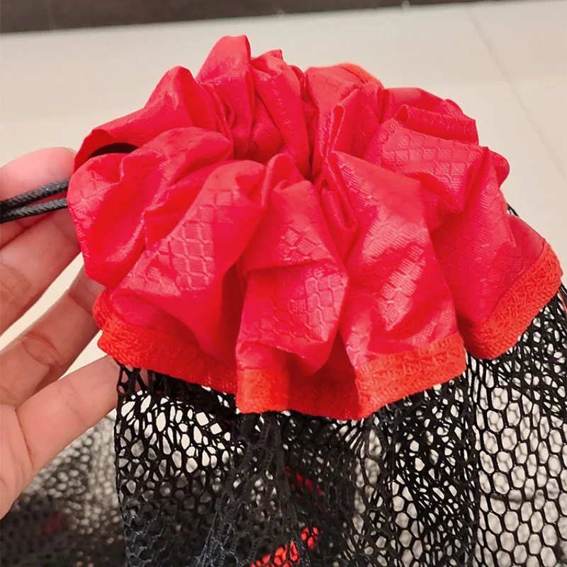 Filet de pêche pliable à mailles épaisses - Sac de transport pour poissons vivants et matériel