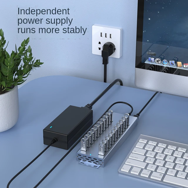 20Port USB HUB 2.0 external power hub