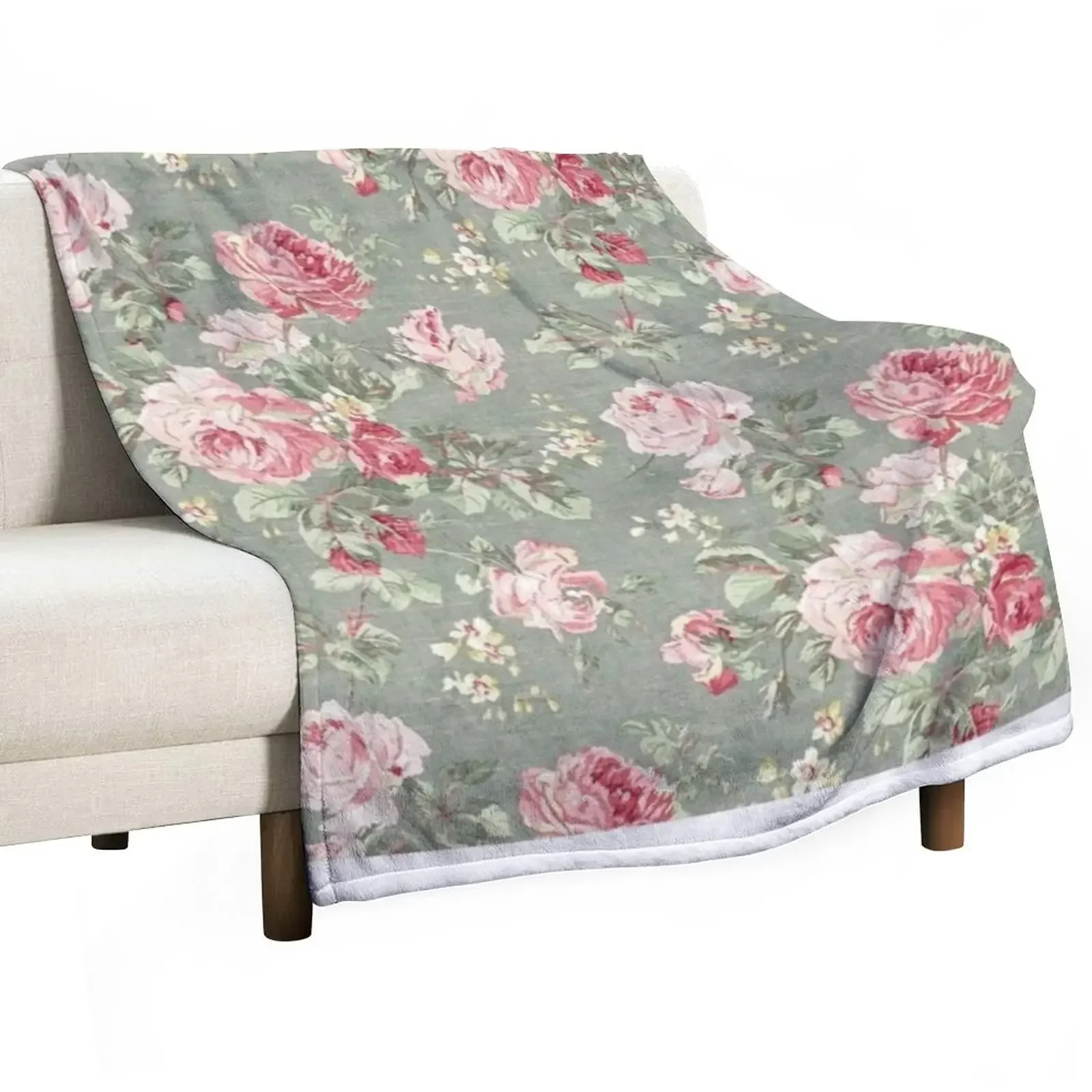 

Shabby chic 1 Throw Blanket funny gift sofa bed decorative Blankets
