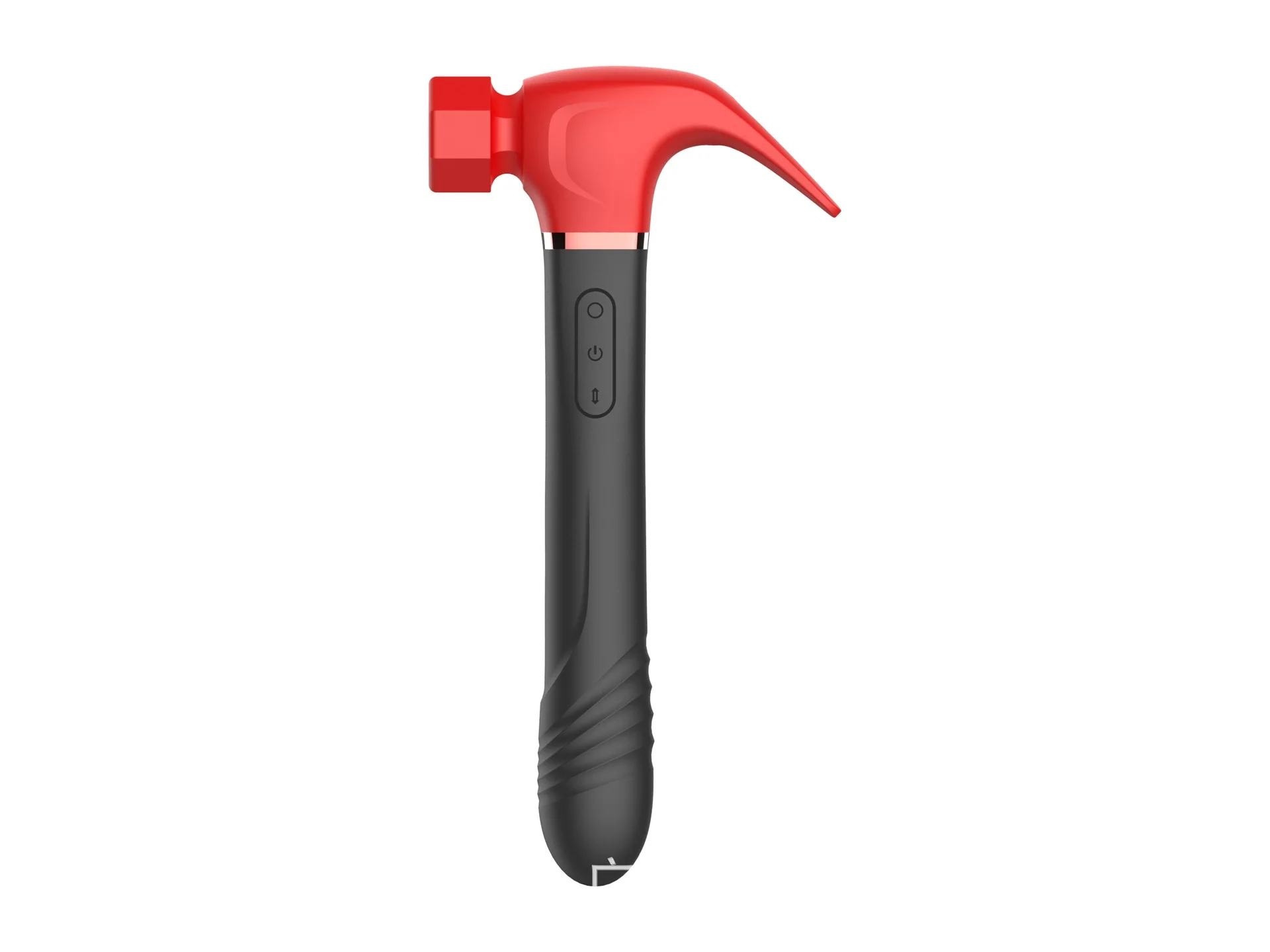 Multifunctional Hammer Vibrator Clit Sucking Telescopic Dildo_voghion.com