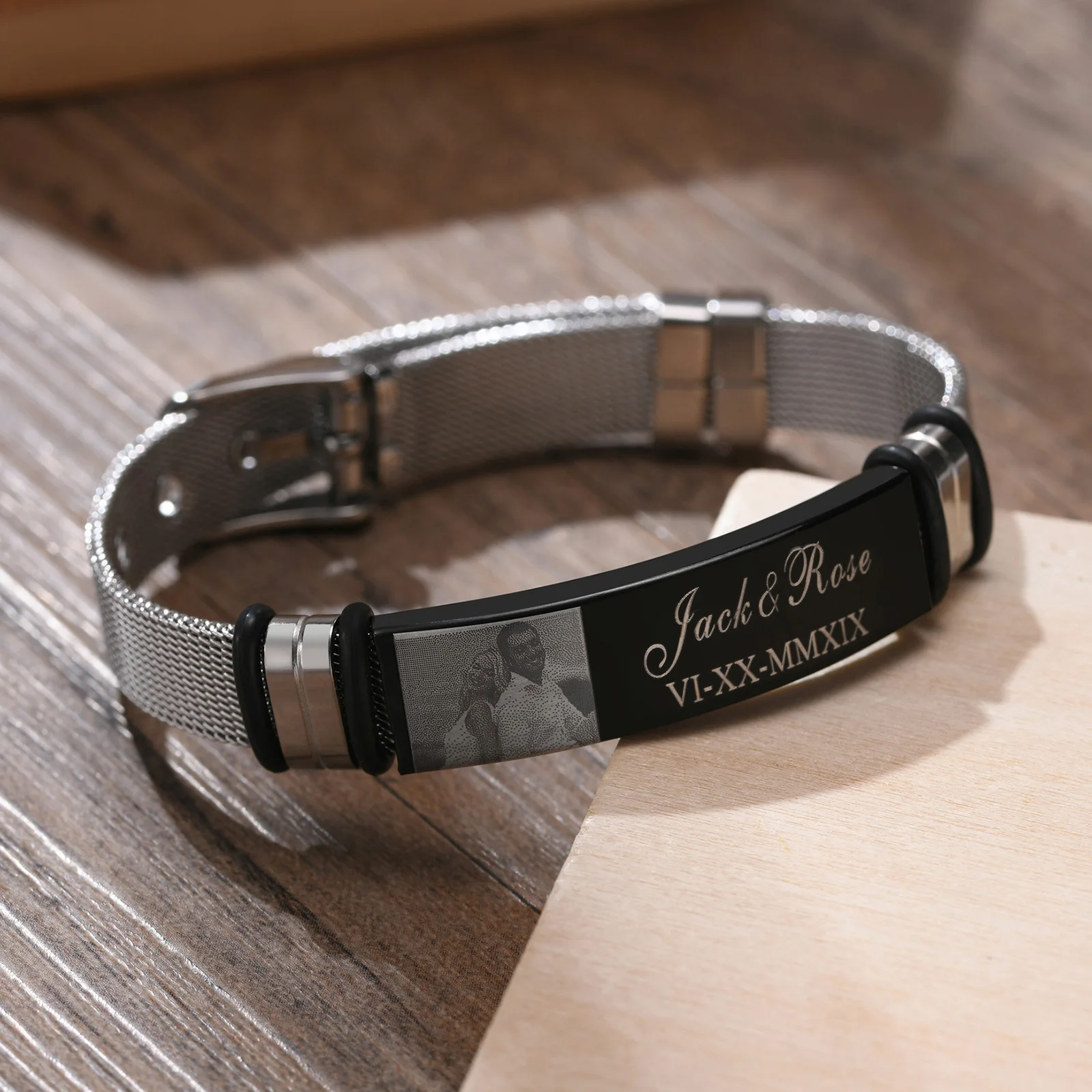 Stainless Steel Bracelet Fashion Bracelet Fashion Jewelry Photo Bracelet