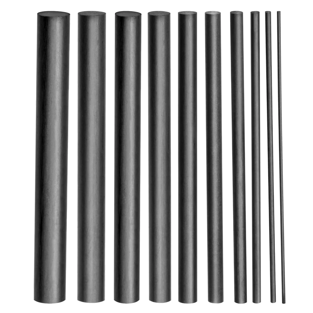 Fishing Rod Repair Kit Carbon Fiber Sticks 1mm~10mm*10cm For Broken