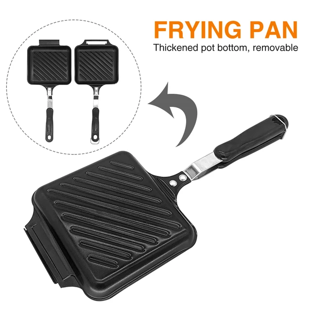 Flip Grill Grilled Cheese Maker Toast Fine Iron Breakfast Frying