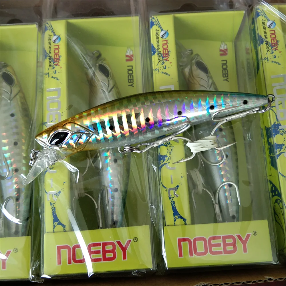 

Noeby 5pcs 90mm 21g Sinking 0.5m-2m Sinking Minnow Deep Long Cast Fishing Lure Crankbaits Jerkbait Bait Perch Pesca Wobblers