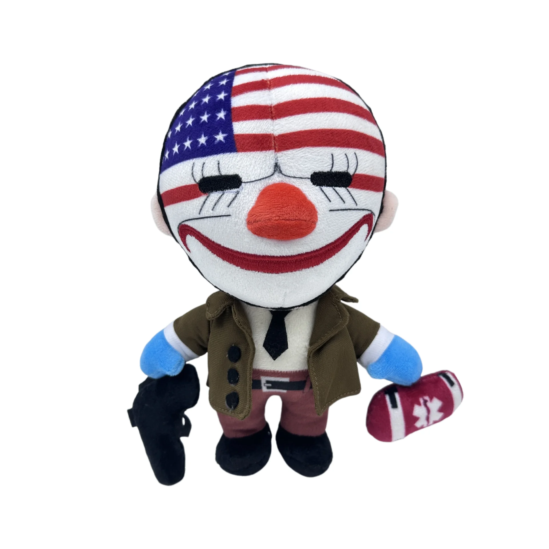

CIYASHEH Payday 3 Plush Toys Dallas Payday Figure Game Peripheral Dolls for Fans Players Best Choice for Christmas Birthday Gift