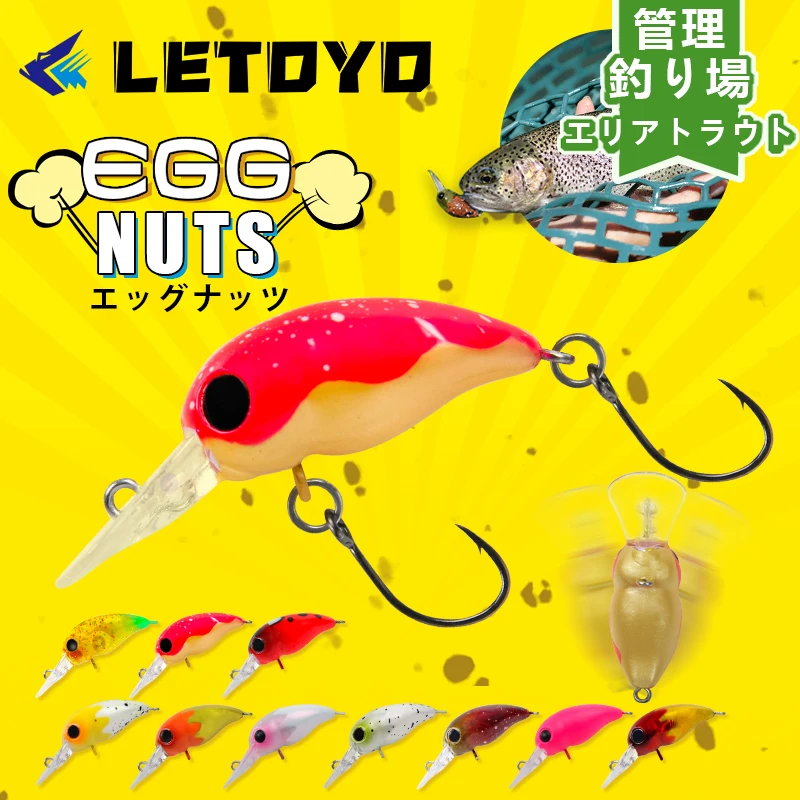 

LETOYO 2.6g 28mm 4.2g 35mm mini Crank trout lure fishing lure Artificial bait Crankbaits fishing for bass perch trout area