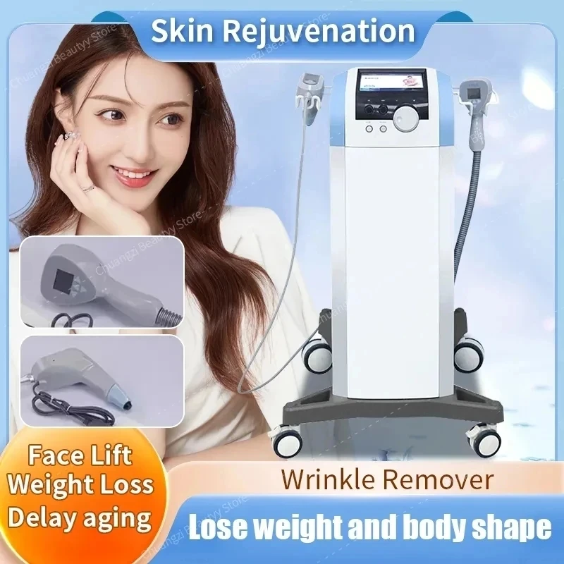 Exili Ultra 360 Body Contouring Cellulite Reduction Tightening Machine with New Monopolar RF Face Skin Rejuvenation Butt Lift