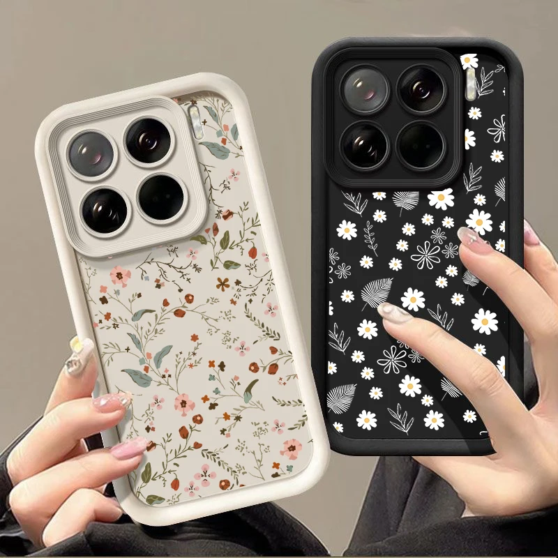 Floral Leaf Pattern Phone Case - Elegant Protective Cover