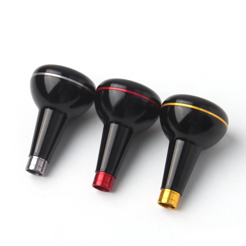 Kawa New Fishing Reel Handle Knob 7075 Alloy Aluminum Materail Lightweight Length 46mm Weight 9.5g/pc Accessory Fishing Reel DIY