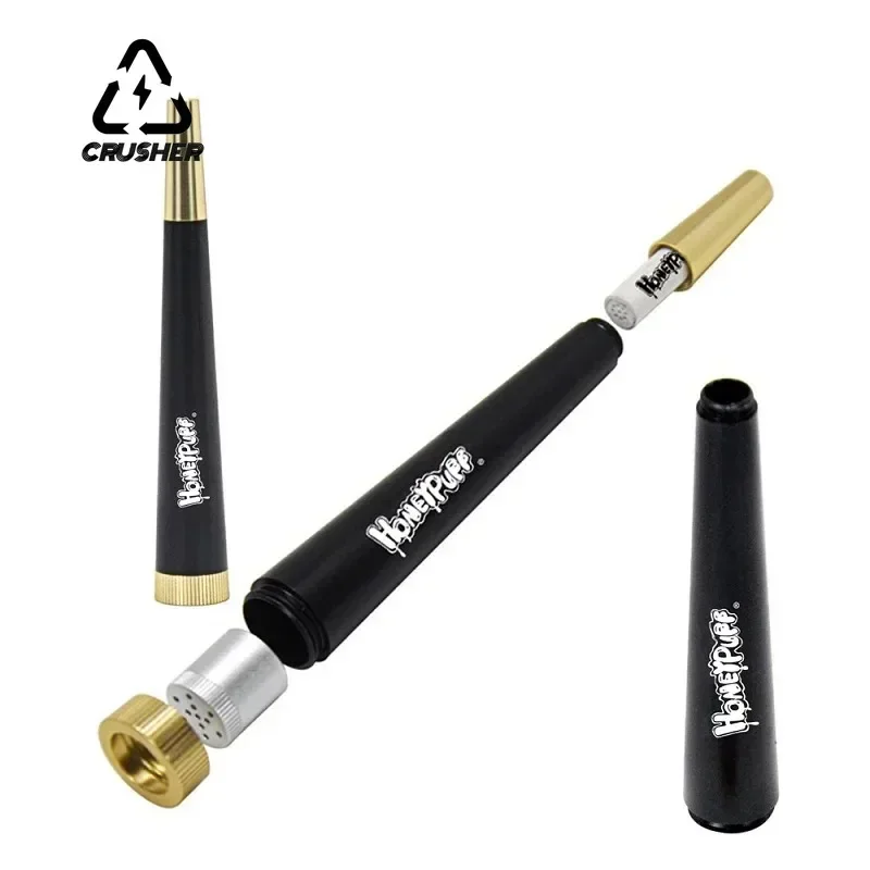 Herb Smoking Pipe Metal Cone 5 Activated Carbon Filter Removable Dry Burning Tobacco Smoking Accessories For Smoking