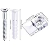 Install Mirrors with Ease 20 Sets of Mirror Holder Clips Kit Includes Screws and Anchors for Convenient Mounting 2