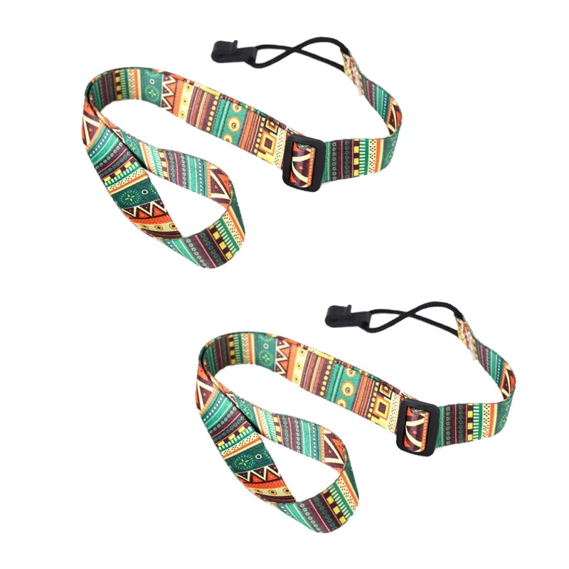 2X Adjustable Soft Polyester Guitar Ukulele Guitar Acoustic Bass