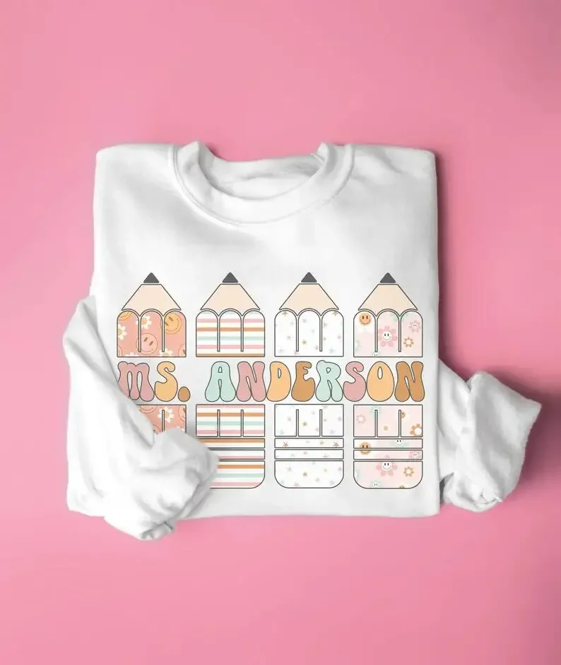 Толстовка с круглым вырезом для учителей