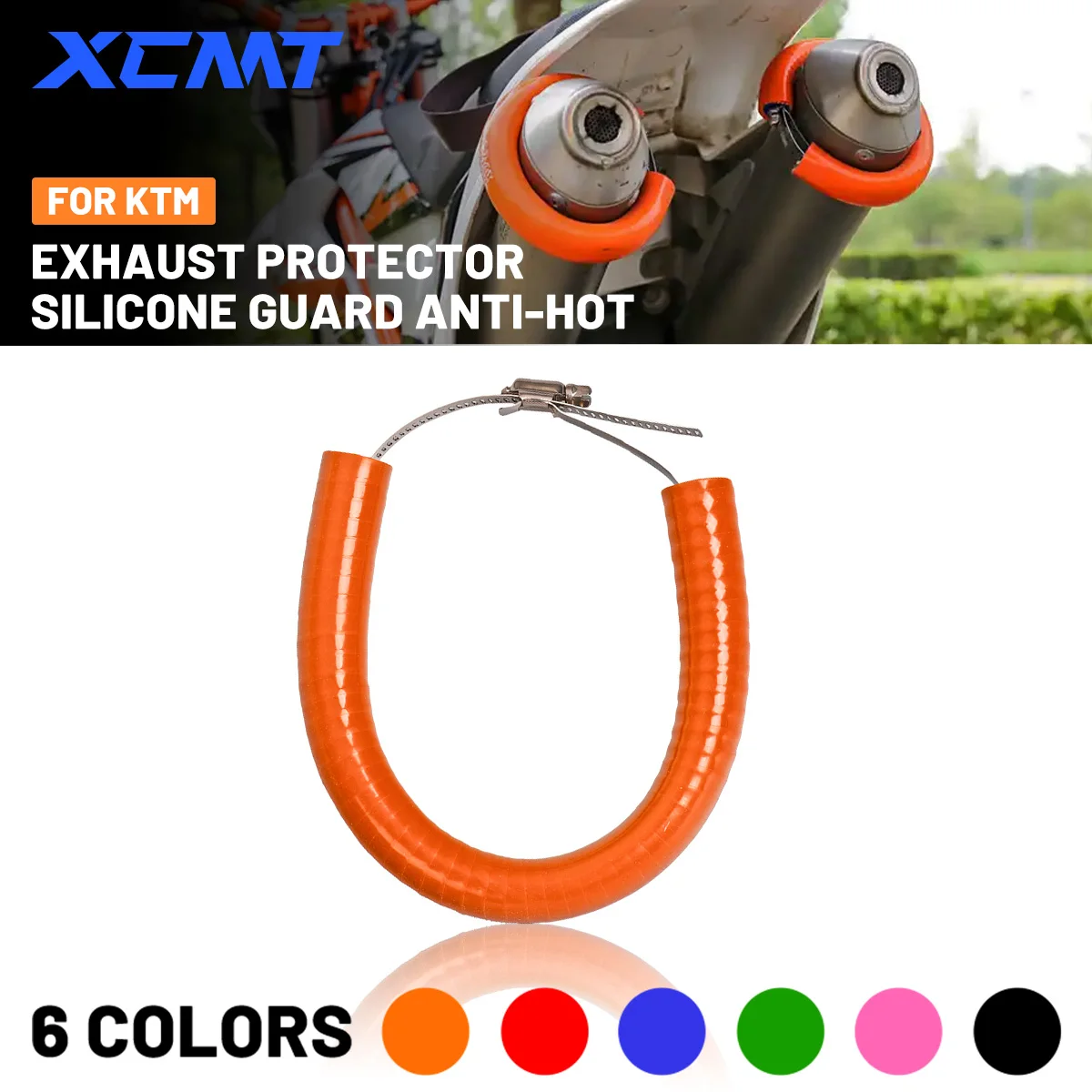 Protector De Silenciador Para KTM – Compatible Con TPI, EXCF, SXF, 85, 125, 250, 300, 350, 450