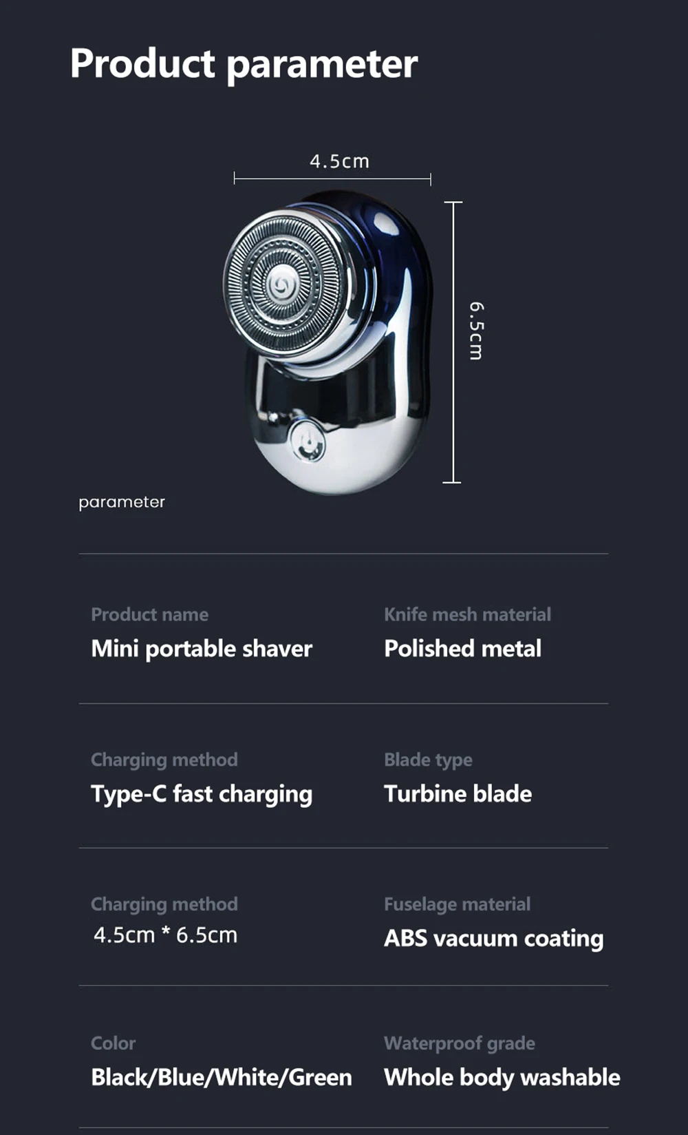 Mini Electric Shaver Image 8