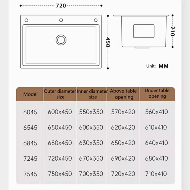 304 มือทําน้ําตกมัลติฟังก์ชั่สมาร์ทโมเดิร์น Undermount Draining ชามเดียวอ่างล้างจานสแตนเลสพร้อมเครื่องล้างจาน 6 304 มือทําน้ําตกมัลติฟังก์ชั่สมาร์ทโมเดิร์น Undermount Draining ชามเดียวอ่างล้างจานสแตนเลสพร้อมเครื่องล้างจาน 6