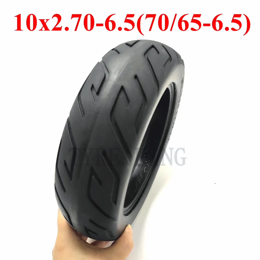 10x2.70-6.5 Tire 10 Inch Solid Tire 70/65-6.5 Thickening and Wear Resistance Tyre Electric Scooter Balance Car Parts