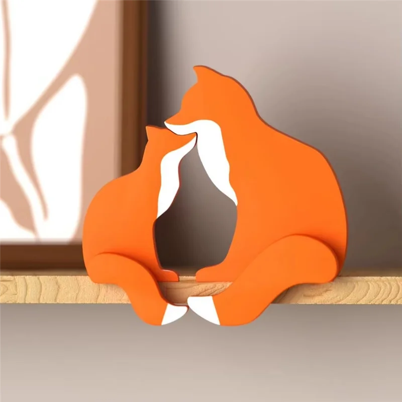 Wooden Animal Ornaments For Door Frames, Wooden Animal Decorations For Bedroom, Living Room, Shelf Decor-AC82