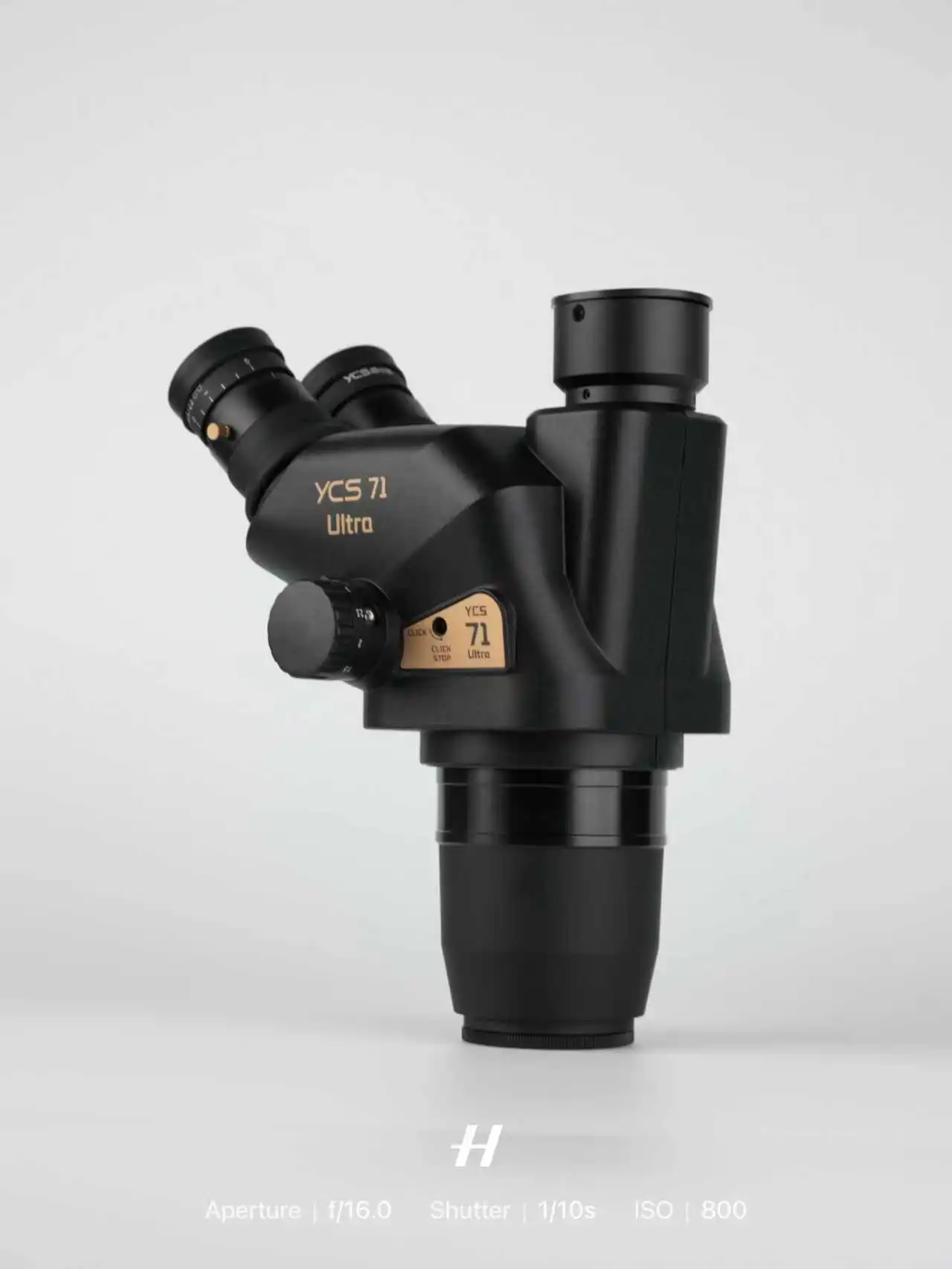 YCS 71 Ultra Trinocular Microscope Head 0.67X-45X Zoom for Phone