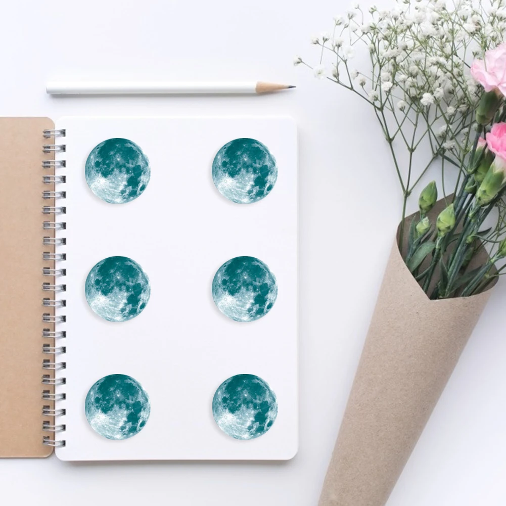 Cute Luminous Switch Sticker Moon Earth Glow in the Dark Wall Stickers Home Decoration Kids Room Friendly Tasteless