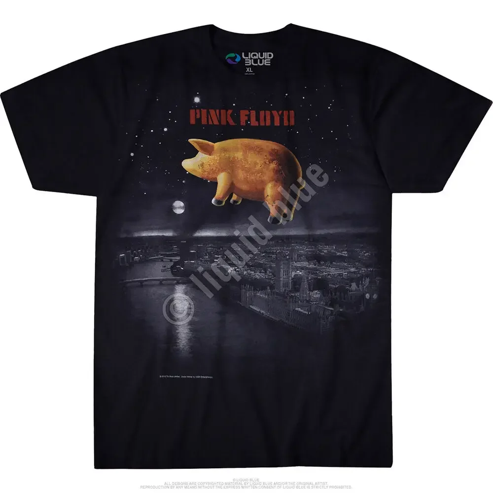 

PINK FLOYD-PIGS OVER LONDON-TSHIRT M-L-XL-2X3X-4X-5X-6X GilmourWatersBarrett