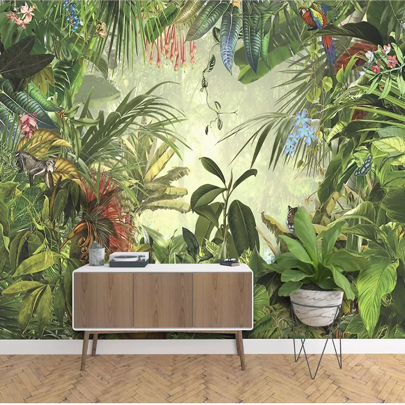 mural quarto sala tv contexto de parede 03