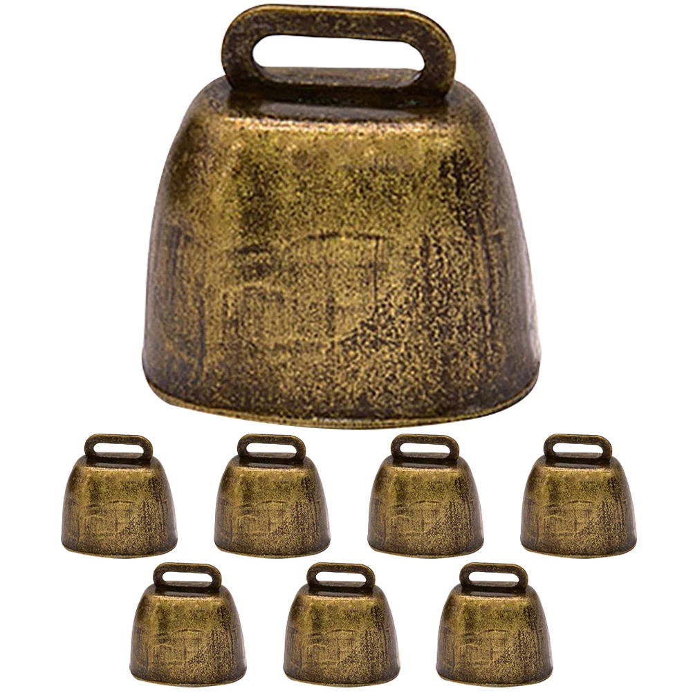 

Metal Cow Bell Iron Pet Supplies Farm Bells Anti Lost Livestock Cattle Ornament Christmas Decorations