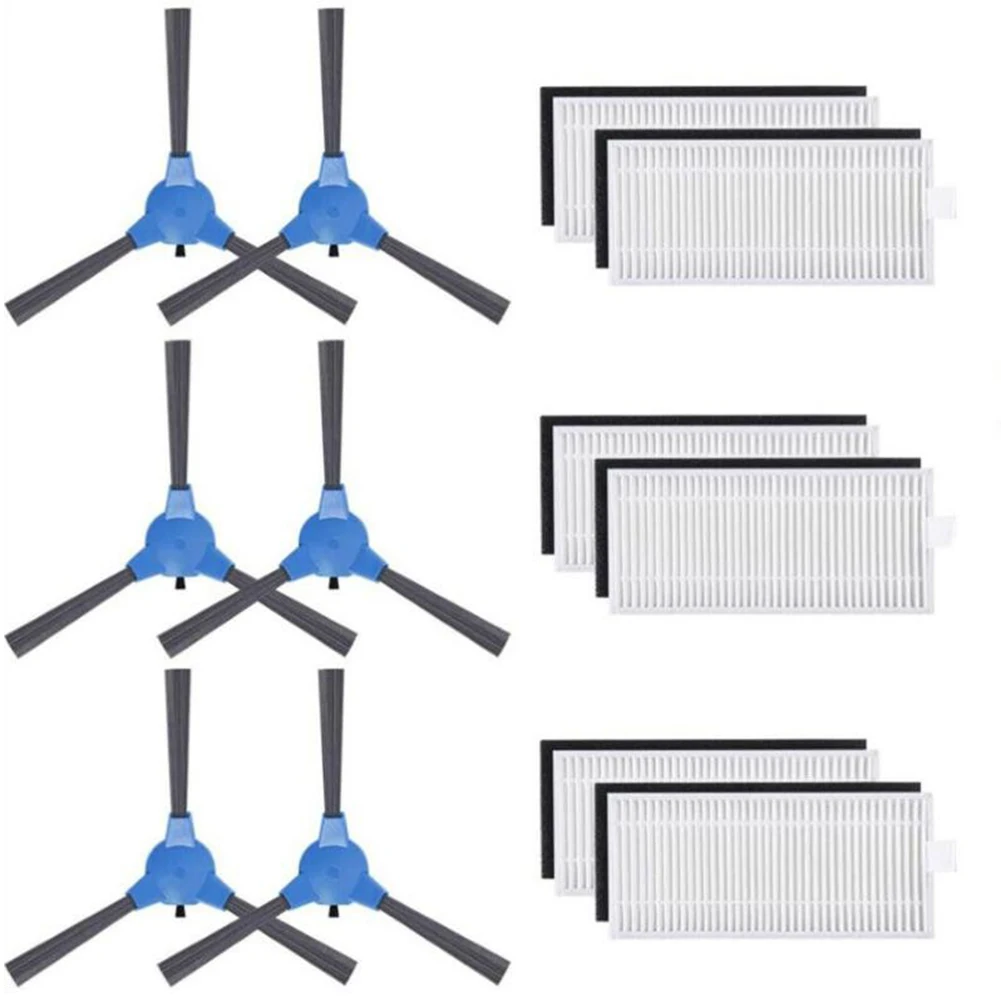 

12 шт. фильтры, боковые щетки для IMartine C800 D900 D900C для DEENKEE DK600, бытовая техника, аксессуары для пылесоса