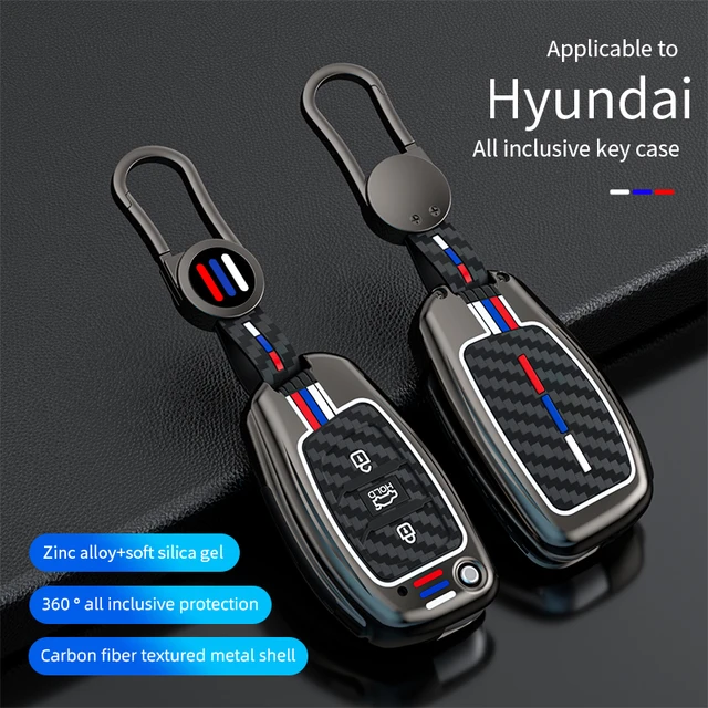Silicone Car Key Case For Hyundai Elantra Tucson I40 I20 I10 Ix35 Ix45  Creta Santa Fe H-1 Cover Keyless Remote Fob 3 Button - Key Rings -  AliExpress