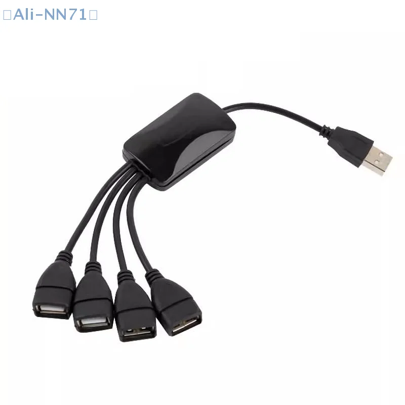 【NN71】1Pcs USB 2.0 Extension Data Cable 1 Male To 4 Female USB HUB Splitter Extend Cable Power Adapter Socket