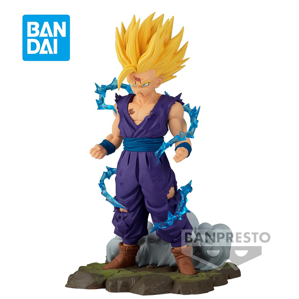 

Original Banpresto Dragon Ball Z History Box Vol.10 Son Gohan SSJ2 Anime Figure Pvc Model Collectible Toys 12Cm