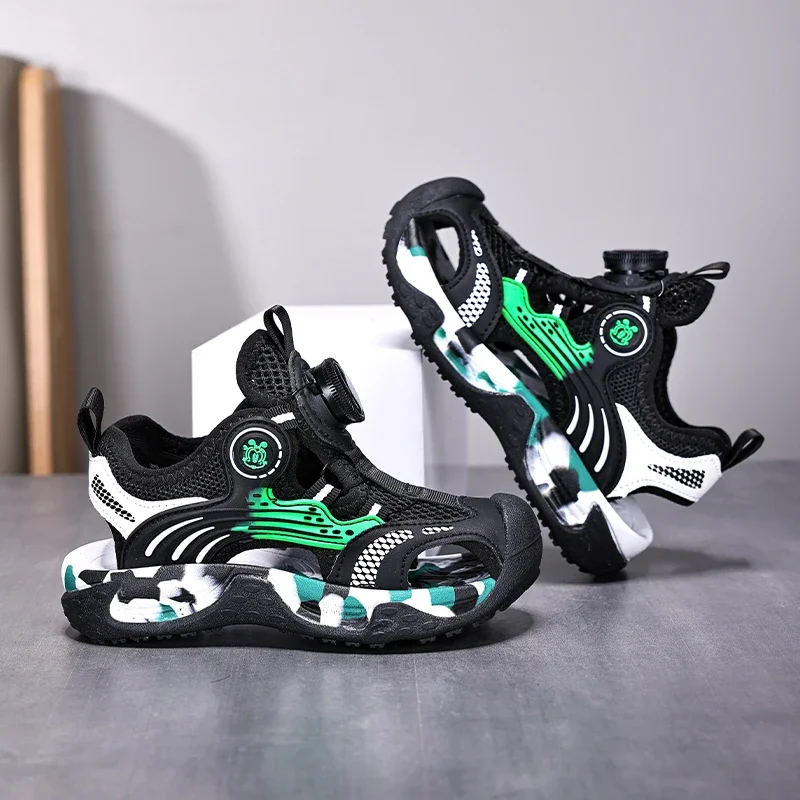 Children Summer Sandals Boy Sneaker Breathable Lightweight Sports Sandals Shoes for Boy Outdoor Beach Shoes for Kids