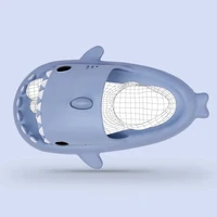 2024 Men EVA Shark Sandals Women Outdoor Beach Thick Soled Slippers Adult Non-slip Summer Slides Couple Cute Solid Color Shoes - Image 5