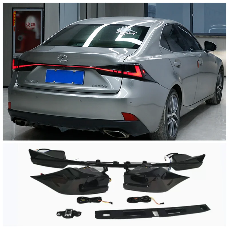 

For Lexus IS250 IS200 IS350 2013-2022 High Quality ABS Through Trunk Rear Lamp LED Turn Signal Width Light Tail Assembly
