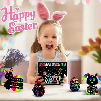 125 Scratch-Off Pad Cards Rainbow Scratch-Off Mini Art Notes Great Crafts For Kids And Teens Rainbow Scratch Art For Kids 2