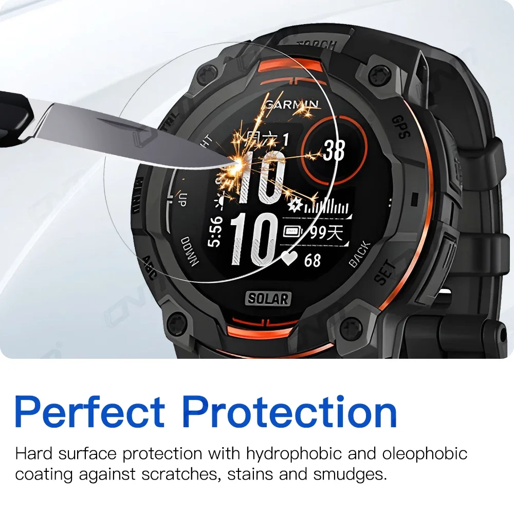 Protector GARMIN EPIX PRO 47mm GEN 2 Cristal Templado, Doble Protección UV