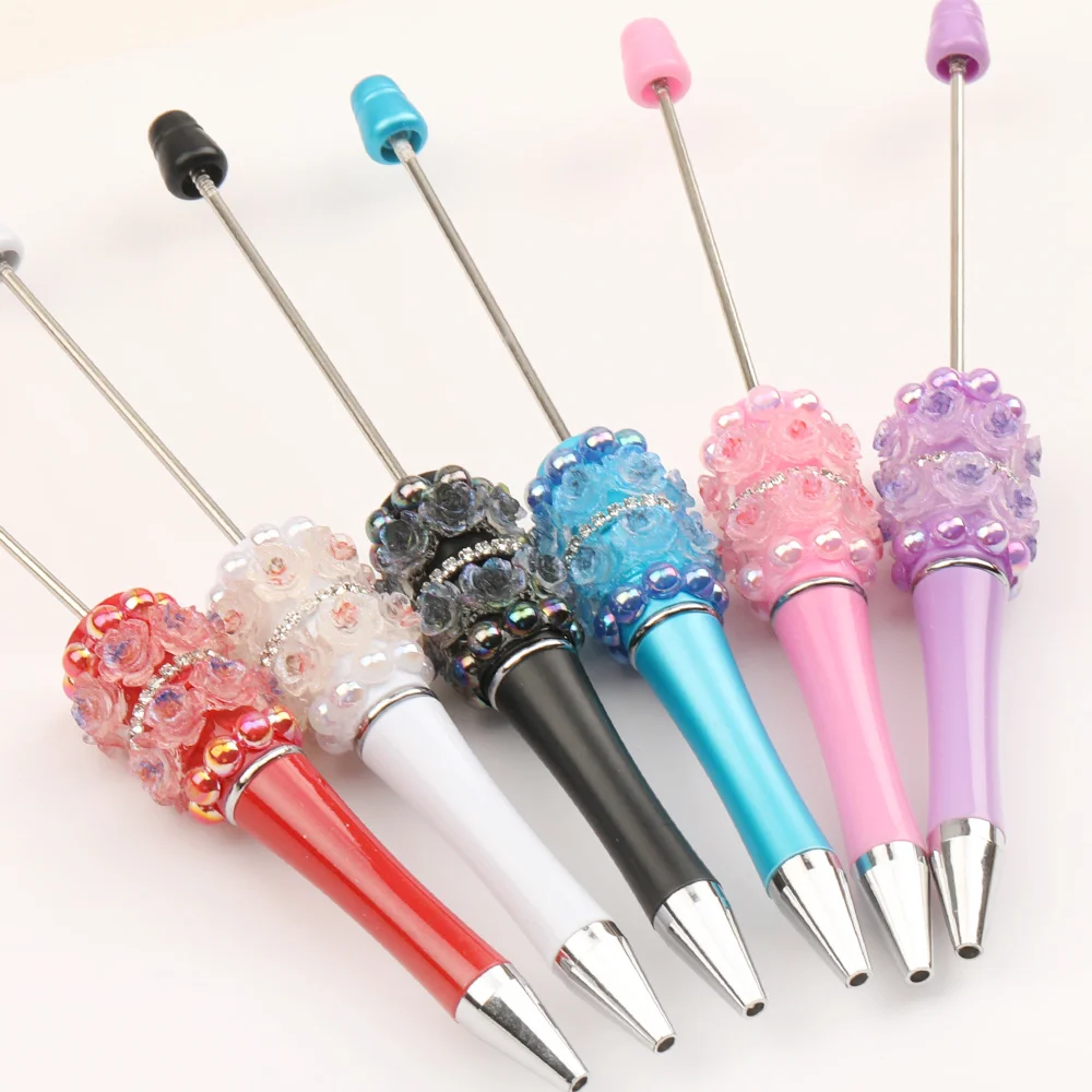 Cordial Design 20Pcs 20*146MM Jewelry Findings & Components/Beadable Pen Findings/Cute Plastic Pens/DIY Beaded Pen #16369 - cordial