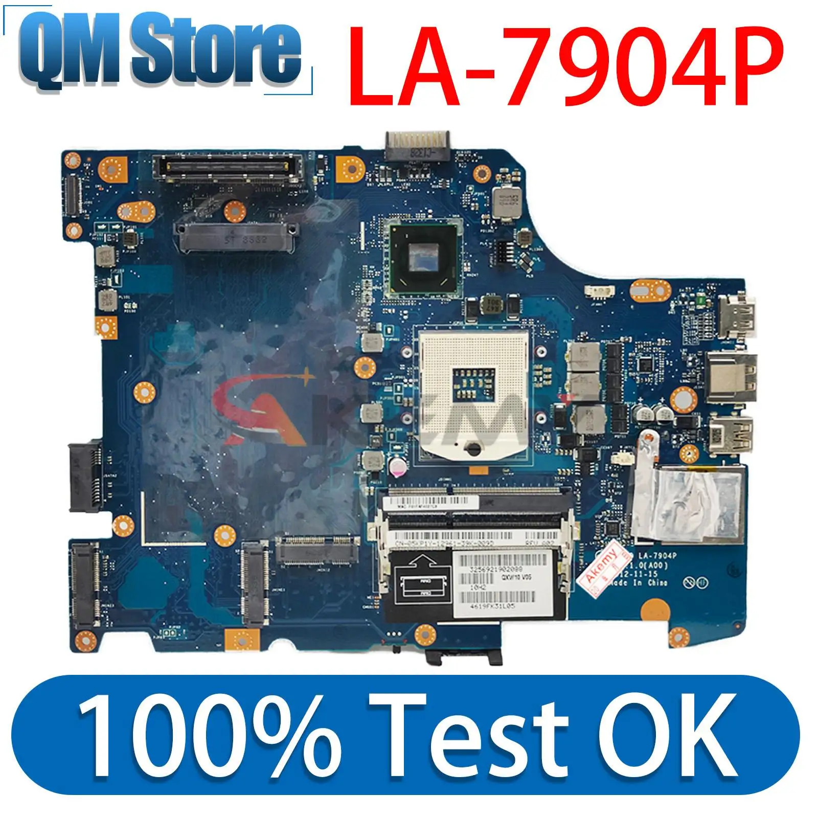 

For DELL Latitude E5530 PGA989 Laptop Mainboard CN-05KP1Y 05KP1Y QXW10 LA-7904P SLJ8C DDR3 Notebook MOTHERBOARD