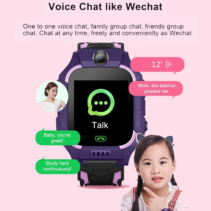 Z30 Smart Watch Kids 2G Waterproof Watch HD Voice Call Camera Smartwatch for Children GPS Location for Students Boys Girls