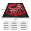 Hazbin Lucifer Cartoon Hotels Blankets Flannel Printed Alastor Action Anime Portable Lightweight Throw Blanket Office Rug Piece 6