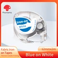 Iron on Blue Text