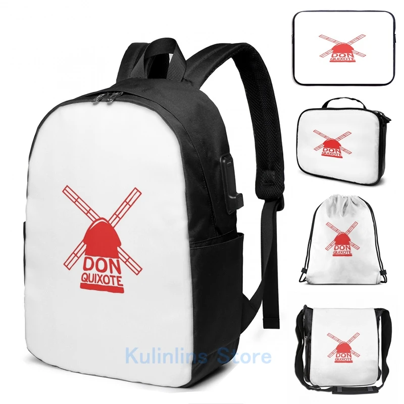

Mochila cópia quixote с принтом, бесплатная доставка, bolsa escolar masculina para laptop e Trip