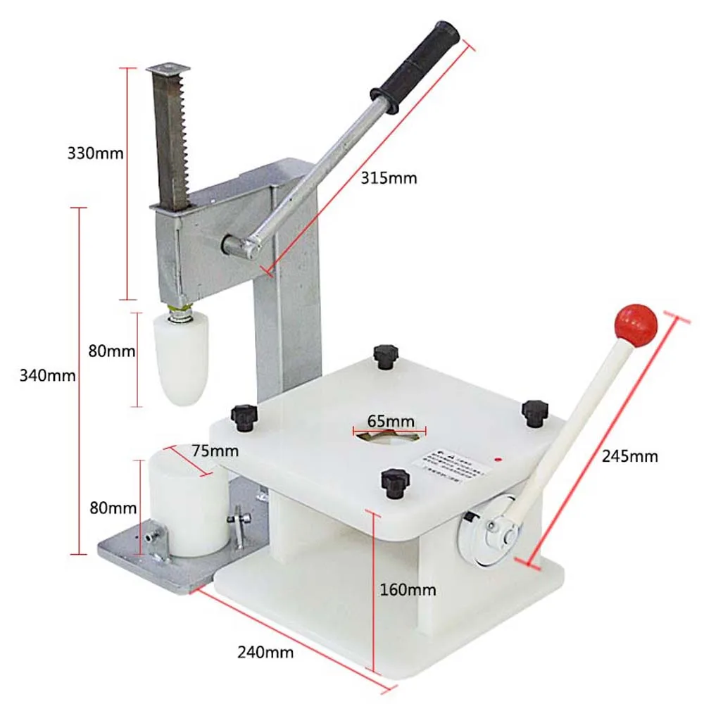 Manual steamed steamed bun foam machine Steamed skin machine Kitchen bun equipment household device