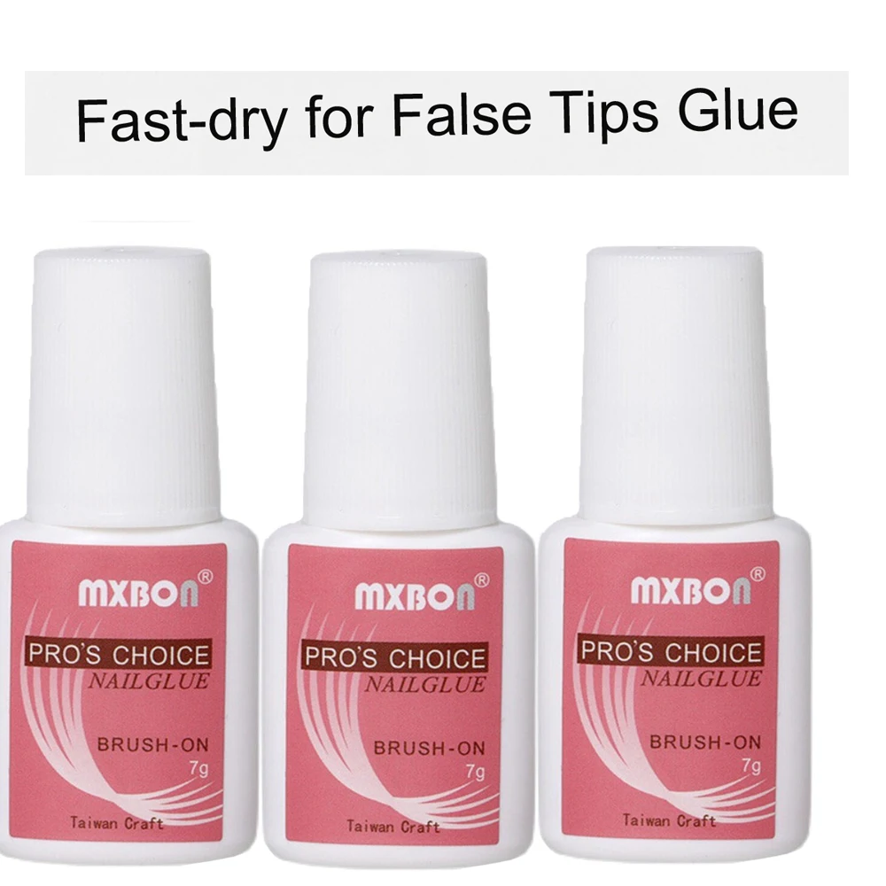 7g/bottle Fast-dry Nail Glue Professional False Nail Tip Bond Glue for Acrylic Nail Tips Rhinestones Decorations Sticky Glue 3
