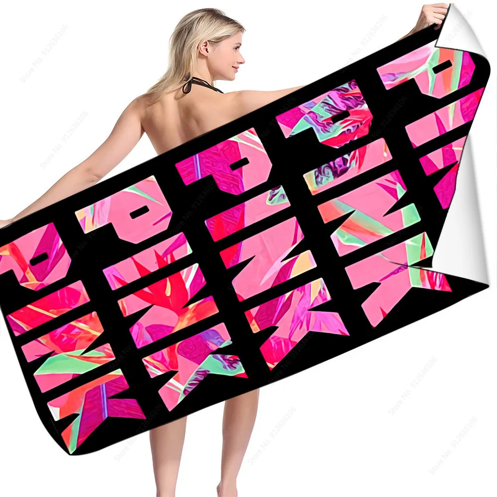 Sexy Leopard Love Pink Brand Beach Towels 80x160cm Swimwear Quick Dry Sport Towels Vs Pink Microfiber Towels for Adult Gyms