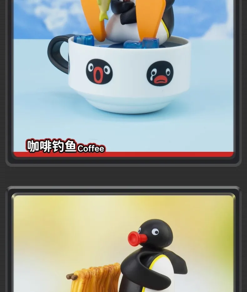 Desktop Ornament Blind Box, Pingu Cute Cartoon Action Figure Kid