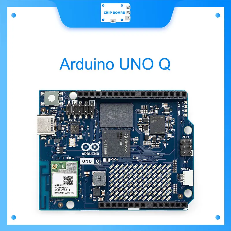 Arduino UNO Q AI 開発ボード – オブジェクト認識、音声制御、モーション検出の高性能コントローラー