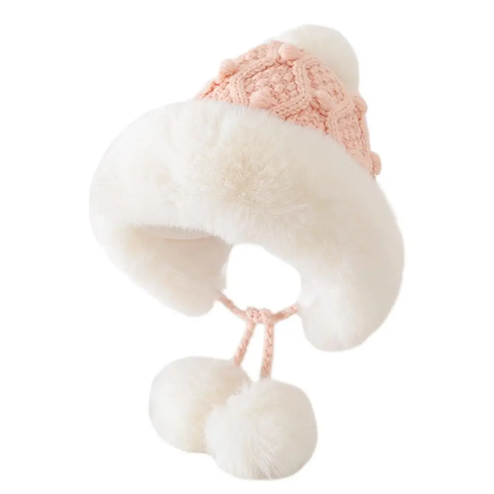 Knitted Kids Winter Beanie Hat Windproof Ear Protection
