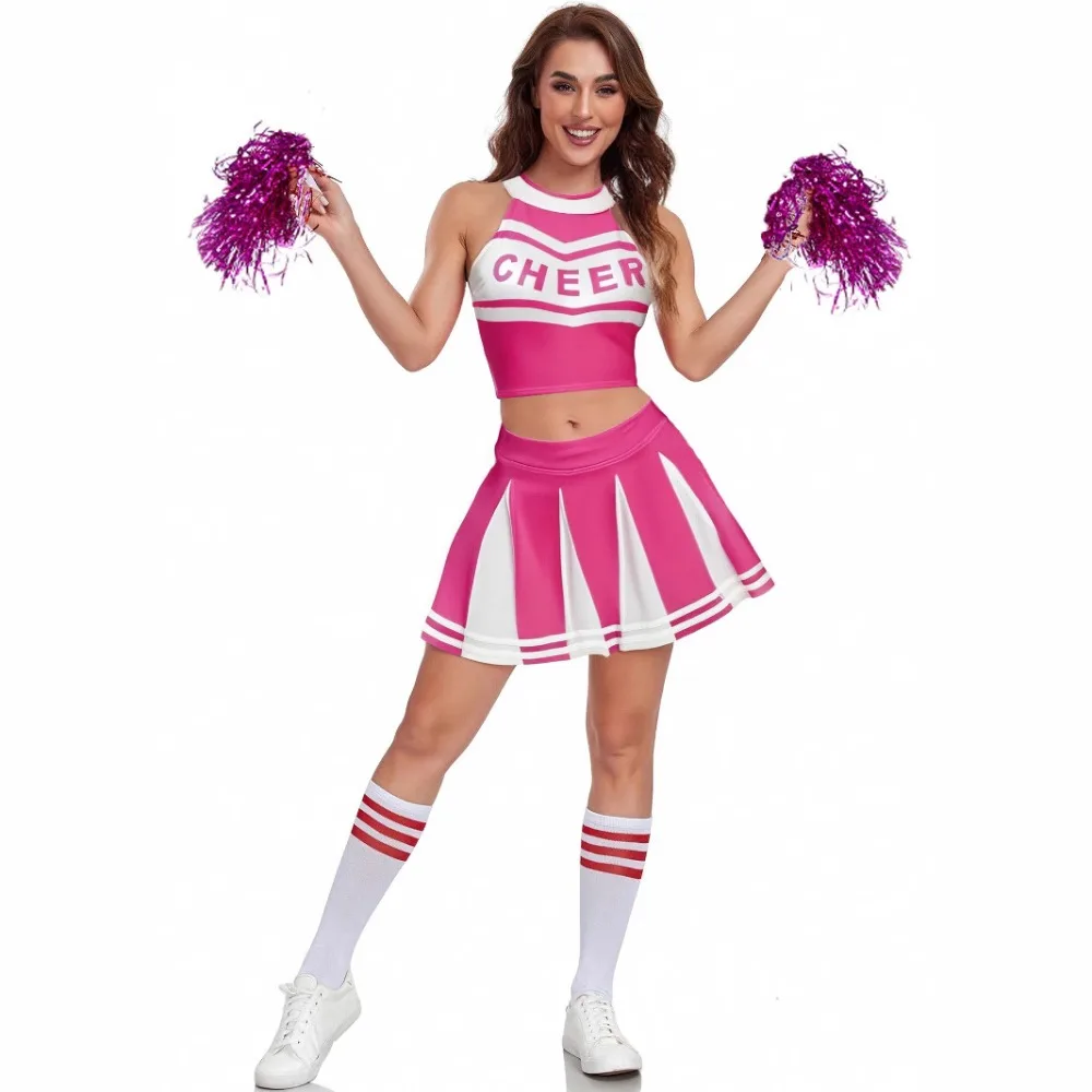 2025 Europe and the United States Cross-border Baby Cheerleading Costumes Cos Girl Cheerleading Team Uniforms Stage