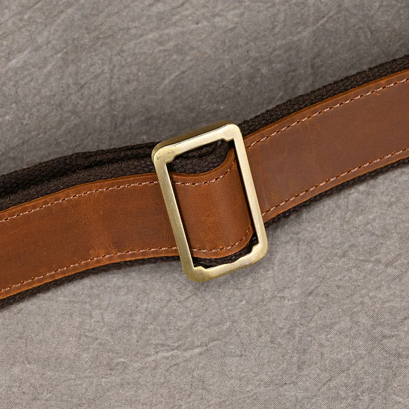 Men’s Briefcase Bag Leather British Style